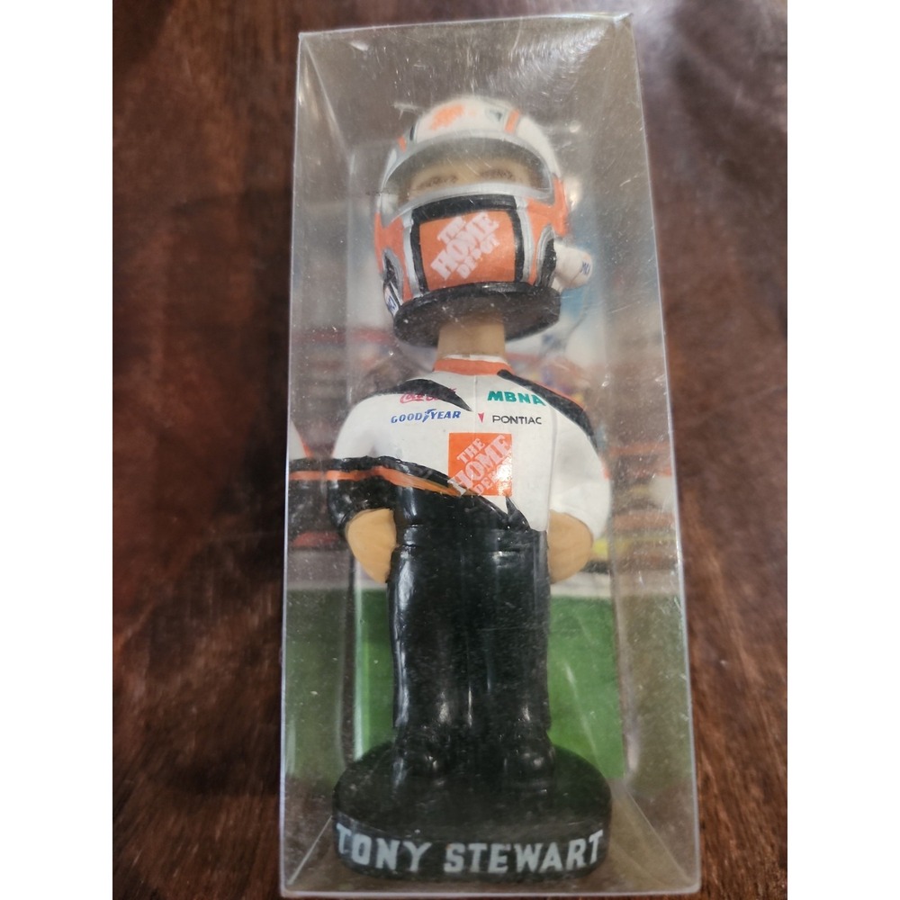 NASCAR Tony Stewart Home Depot Bobble Dobbles Mini Bobblehead 2002 New in Box